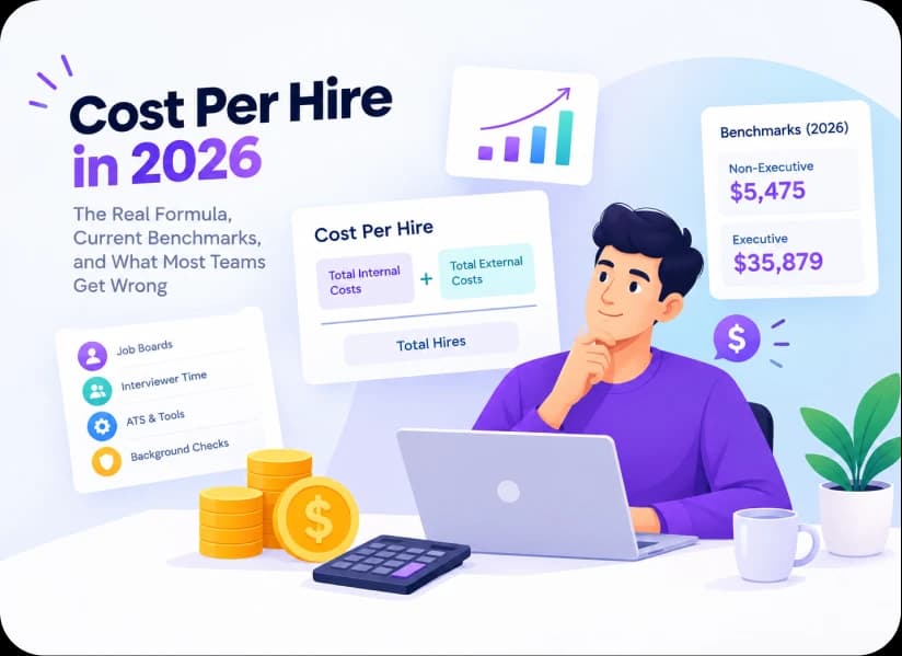 Cost Per Hire in 2026: The Real Formula, Benchmarks, and What Most Teams Get Wrong