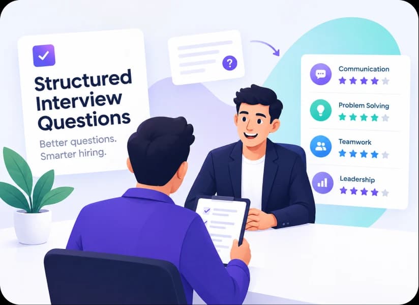 Structured Interview Questions: Examples, Templates, and Why They Actually Work