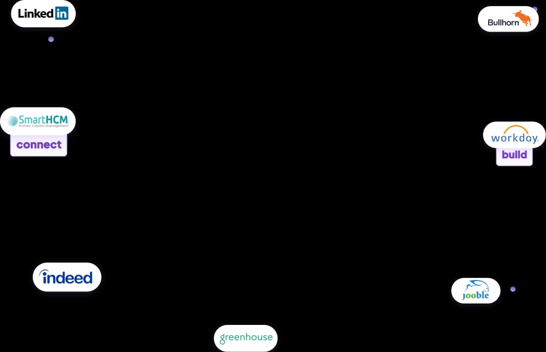 AI recruiter integrates with 45+ HR platforms and ATS systems